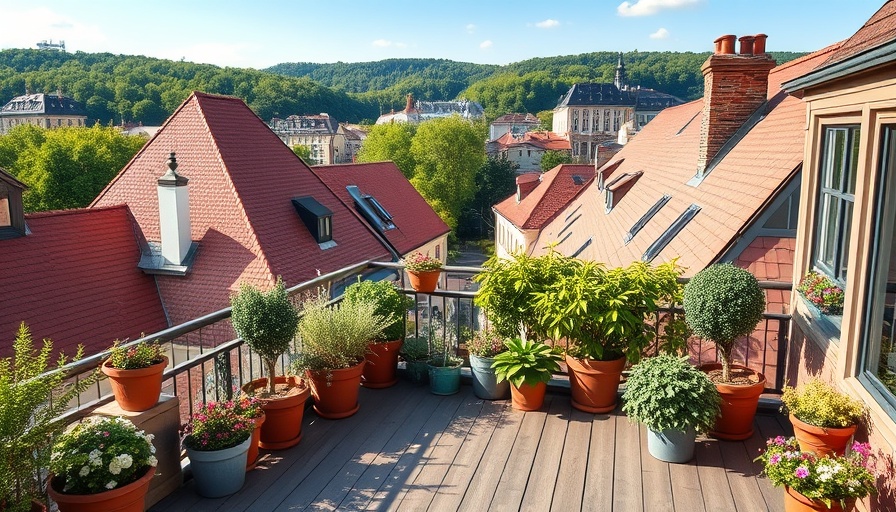 Picturesque rooftop terrace view over Munich, showcasing best Airbnbs in Munich.