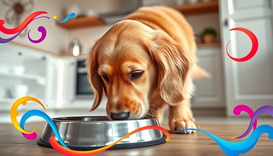 Golden retriever at water bowl for optimal placement.