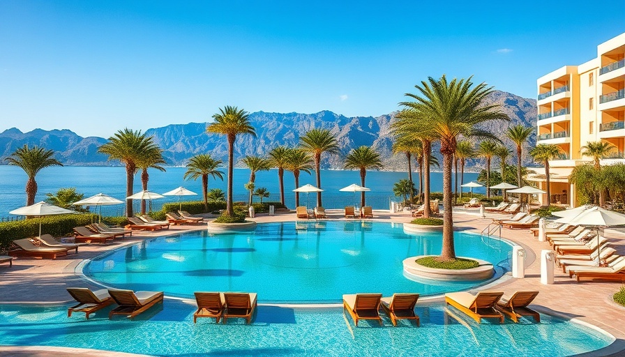 Luxurious pool area at one of the best hotels in Scottsdale, Arizona.