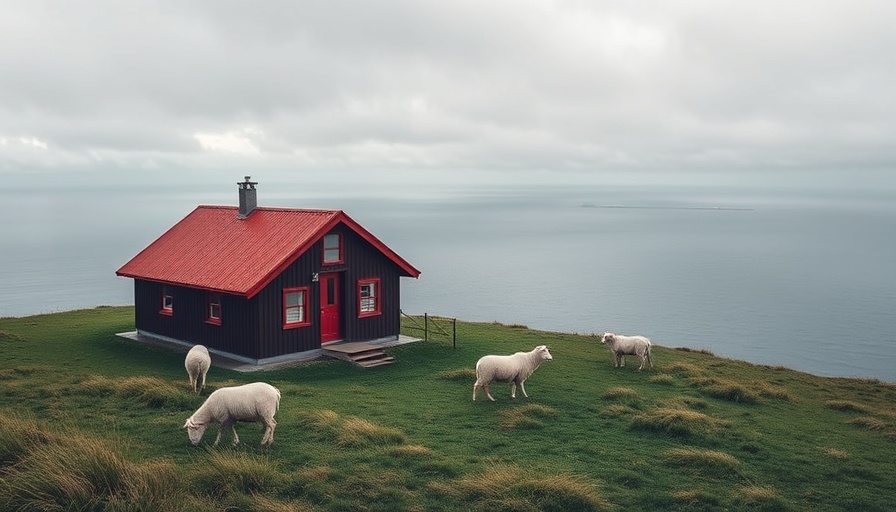 Dreamy remote Airbnb with ocean view and grazing sheep
