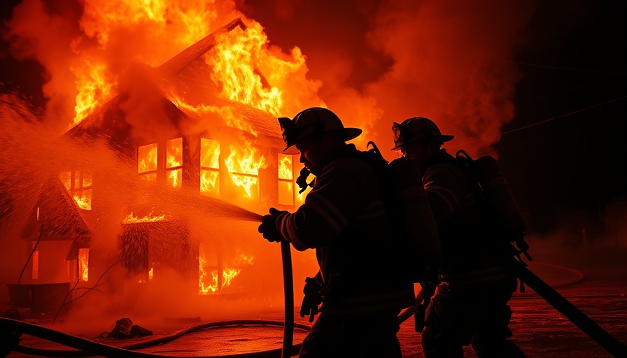 Firefighters combat intense blaze during Palisades Fire investigation.