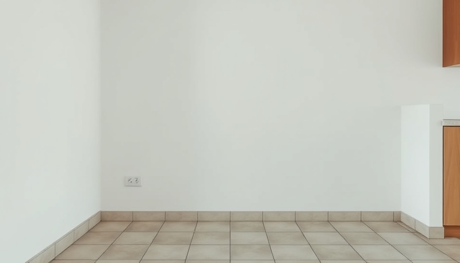 Empty kitchen corner with outlet, before IKEA BESTA dining bench hack.