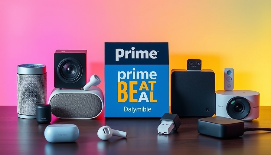 Smart home technology gadgets on Prime Big Deal Days showcase.