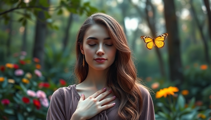 Young woman meditating in forest, representing an Inner Faith Journey.