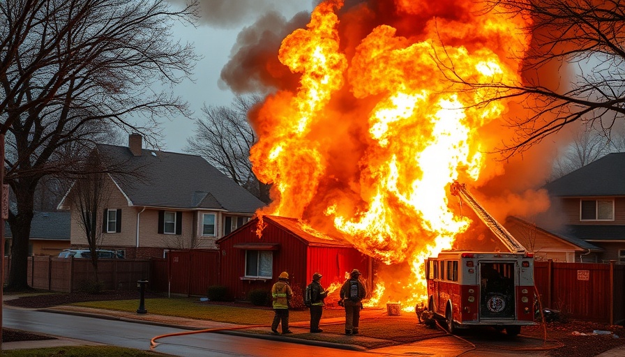 Firefighters combat a house fire for Eaton Fire compensation plan.