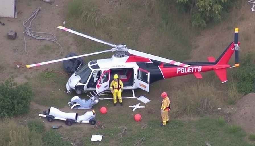 5 hospitalized after helicopter crashes in Huntington Beach