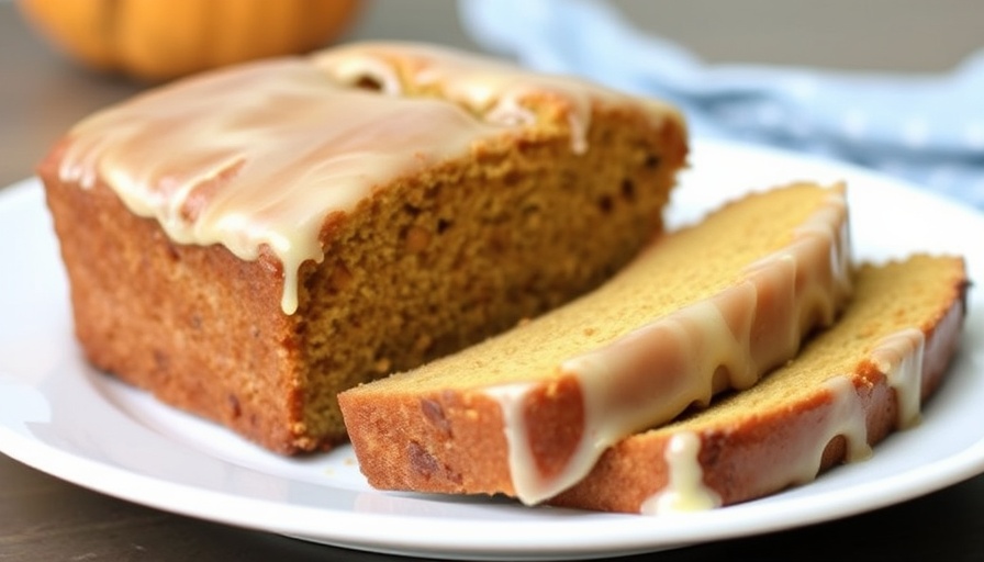 Maple Glazed Pumpkin Bread (With Almond Flour)