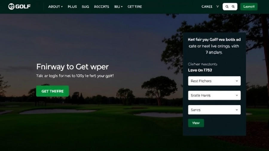 Fairway Finder Launches Interface to Centralize Golf Booking