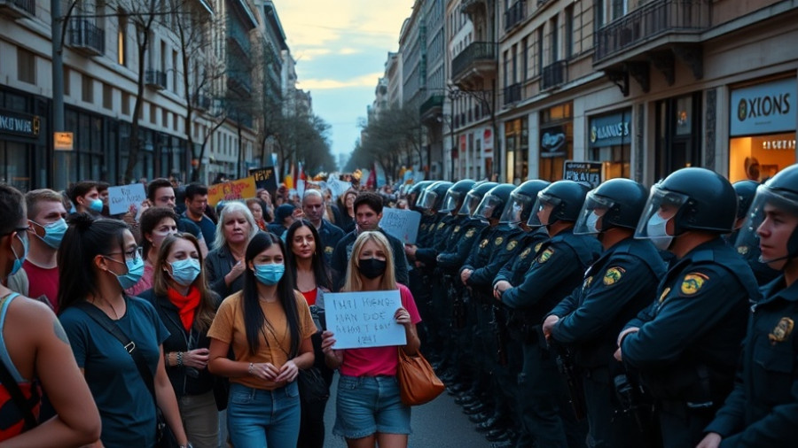 Trump cancels immigration crackdown Bay Area protest scene with police.