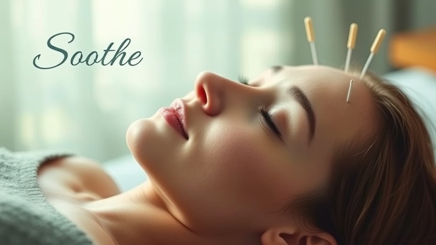 Acupuncture session for IBS symptoms, promoting holistic health and relaxation.