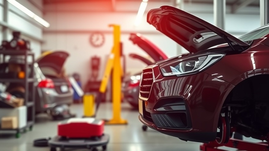 Modern car repair in auto shop for efficient car repair in Vista.
