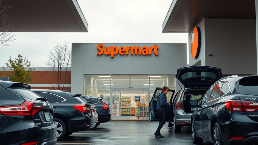 Modern supermarket scene highlighting business growth strategies in suburban retail.