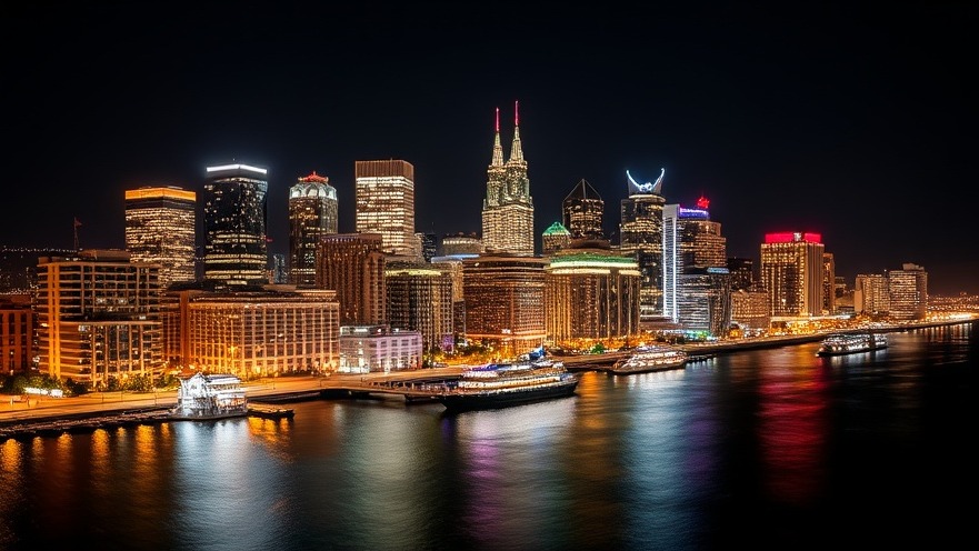 Downtown San Diego skyline at night showcasing housing affordability trends.
