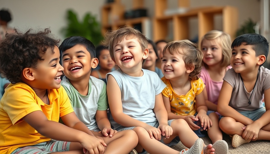 Children enjoying flexible summer camp in San Diego, laughing.
