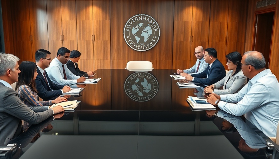 Officials meet to address Tijuana sewage crisis in a formal setting.