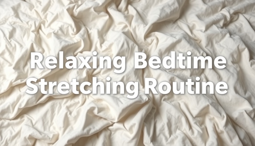 Bedtime stretches for relaxation on a cozy white bed.