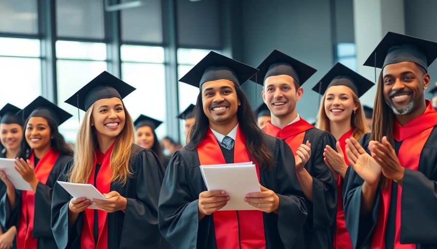 SDSU program for incarcerated students graduation ceremony, graduates celebrating.