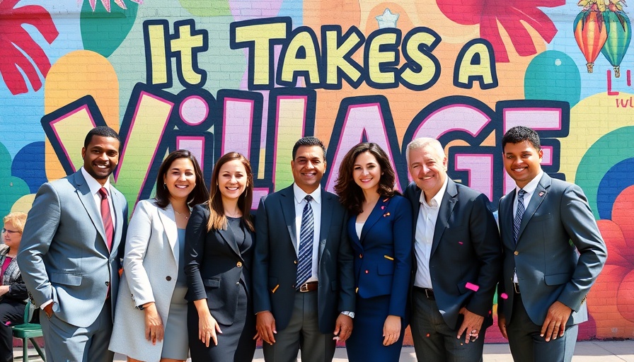 Celebrating San Diego Foundation's 50th anniversary with a colorful mural.