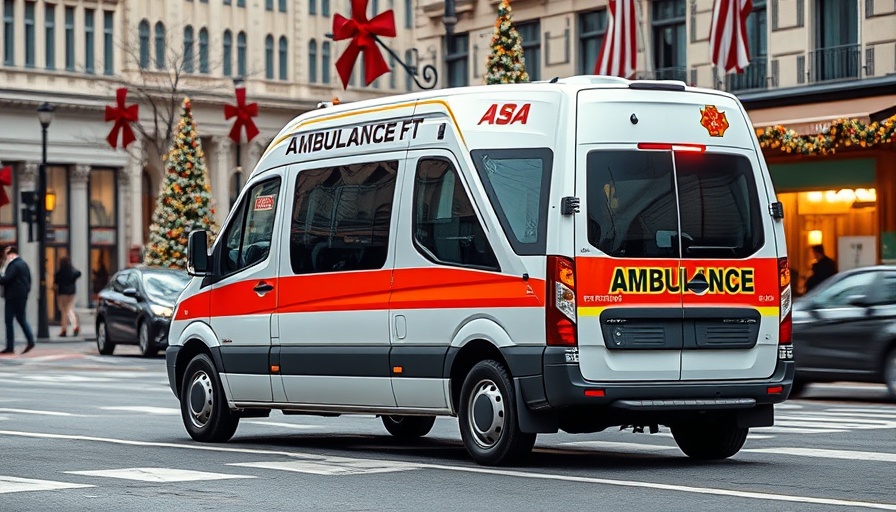 Ambulance costs for private insurers - parked ambulance on street