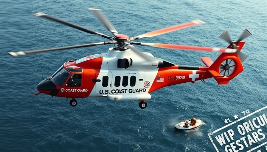 Coast Guard helicopter in ocean rescue near Point Loma.