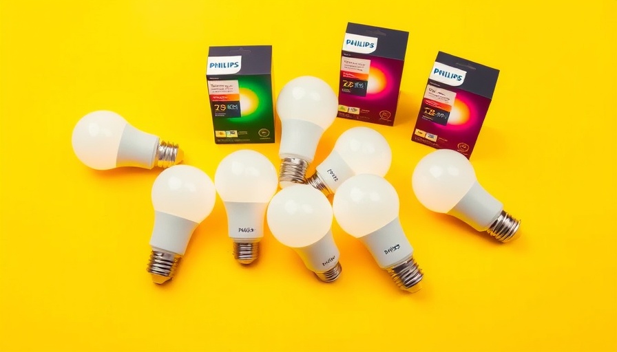 Philips Hue smart lights discounts vibrant display.
