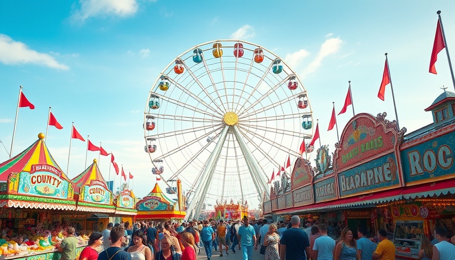 2025 San Diego County Fair Del Mar with Ferris wheel