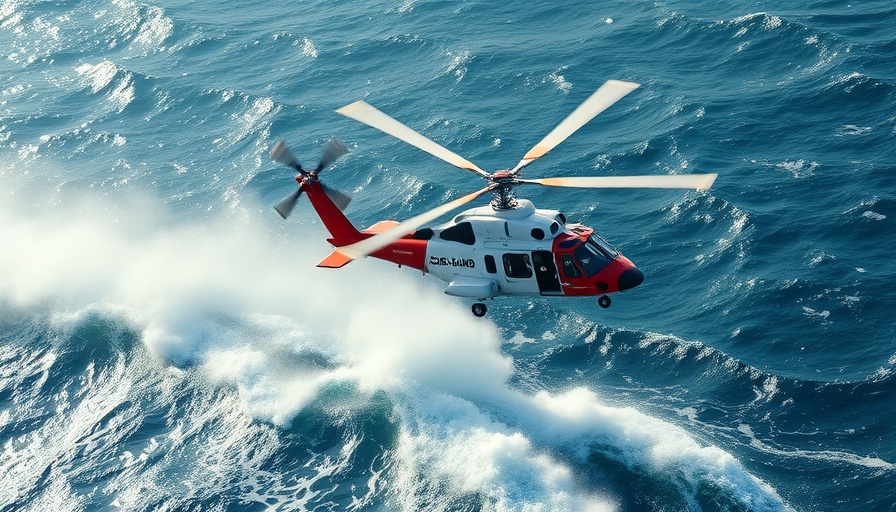 San Diego breaking news: Coast Guard helicopter in rescue operation.