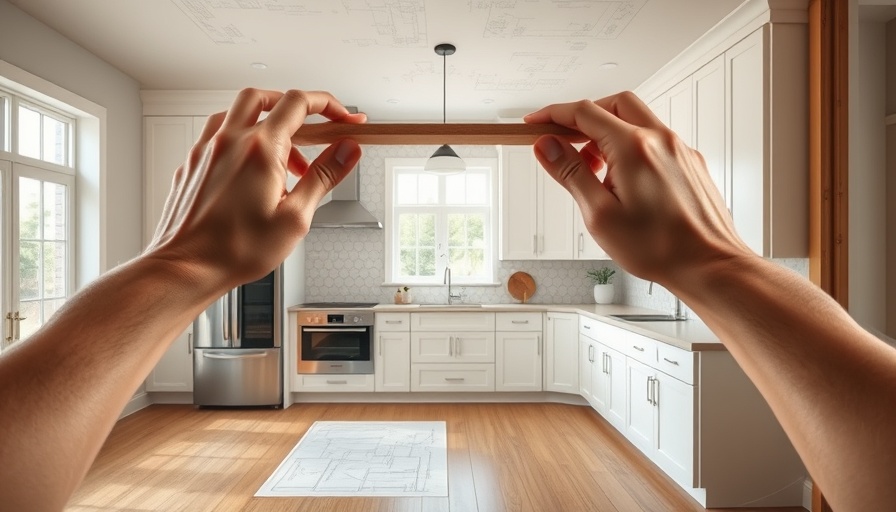 Visualizing home DIY renovation techniques through kitchen concept