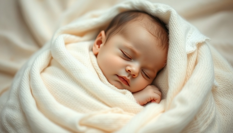 Old photo of a baby in white blanket related to cold missing child case.