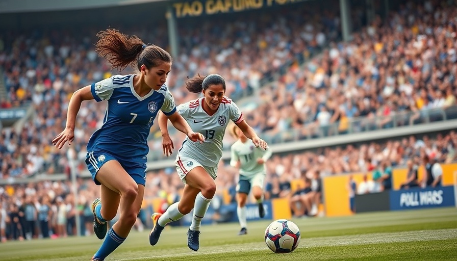 Women in sports San Diego, female soccer players in action during a match.
