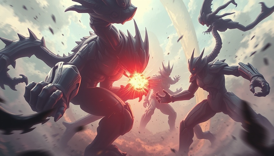 Epic scene from Attack on Titan film review with giant entities.