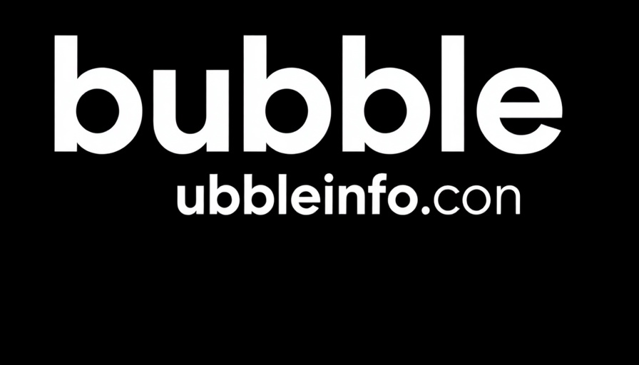Bold white text 'bubbleinfo.com' on black background