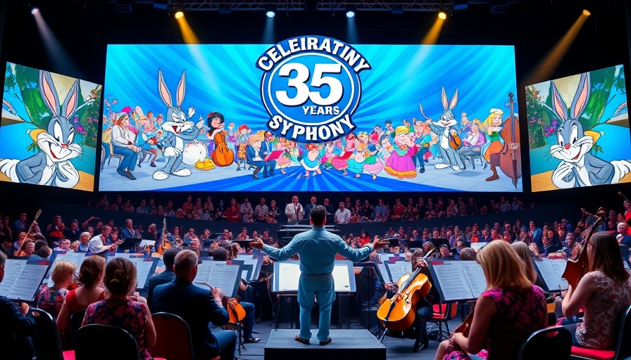 Bugs Bunny at the Symphony 35th anniversary celebration.