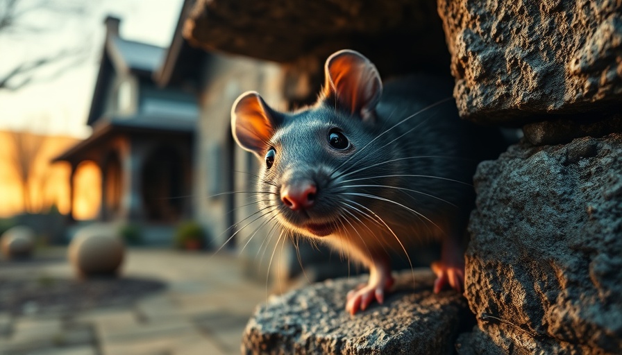 Protect Your Home from Pests and Rodents: Close-up of a vigilant rat.