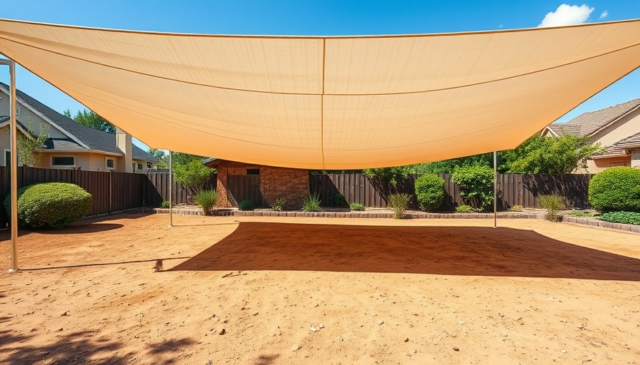 Benefits of garden shade cloth providing effective shade over a garden area.