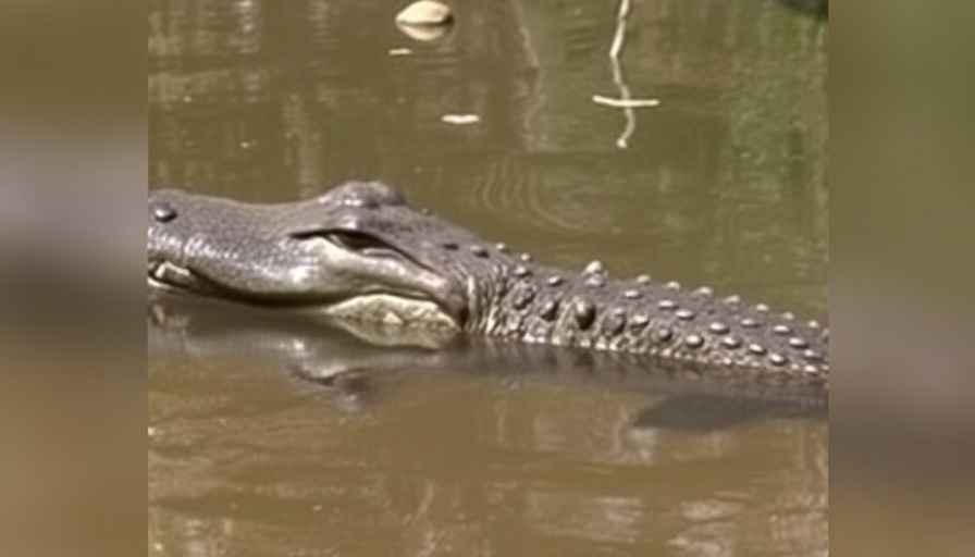 Former New York cop has first encounter with Florida gator: cue the squeals