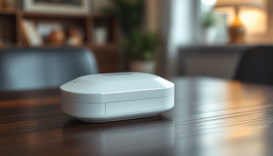 Smart home devices for leak detection on a table