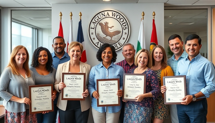 Group of people honored at Laguna Woods nonprofit event