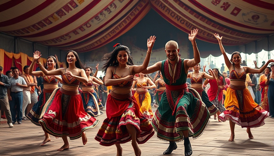 Traditional dance performance at Canton summer festivals 2025.