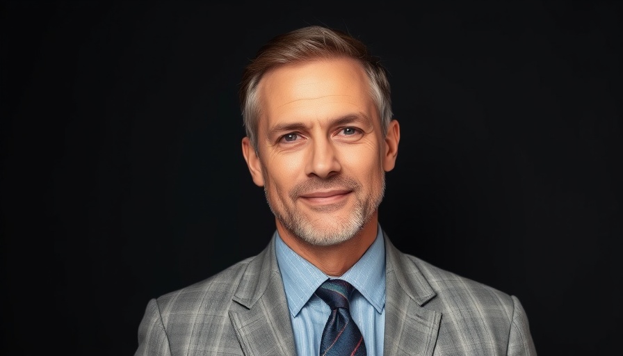 Professional man in a suit, symbolizing the power of serving others.