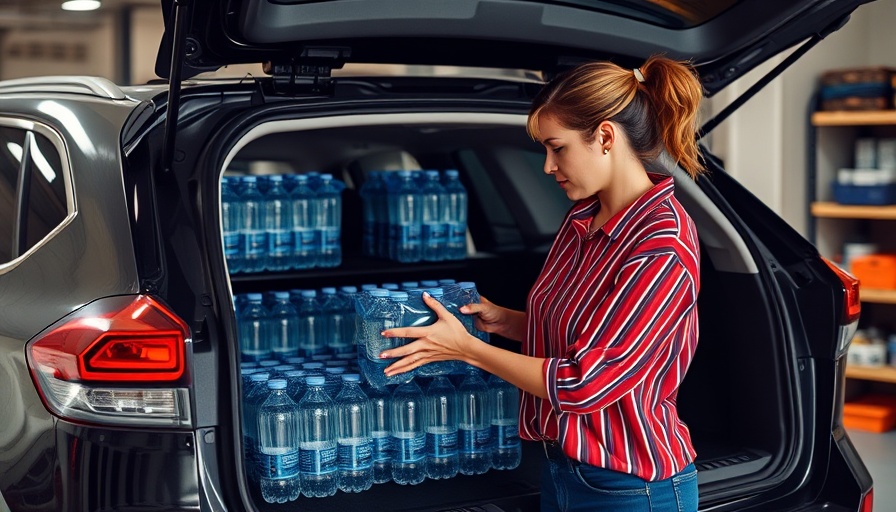 Helping hands: One person can make a difference by distributing supplies.