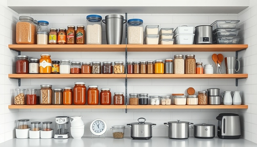 Modern high-quality storage solutions in kitchen under $100, showcasing organized shelves.