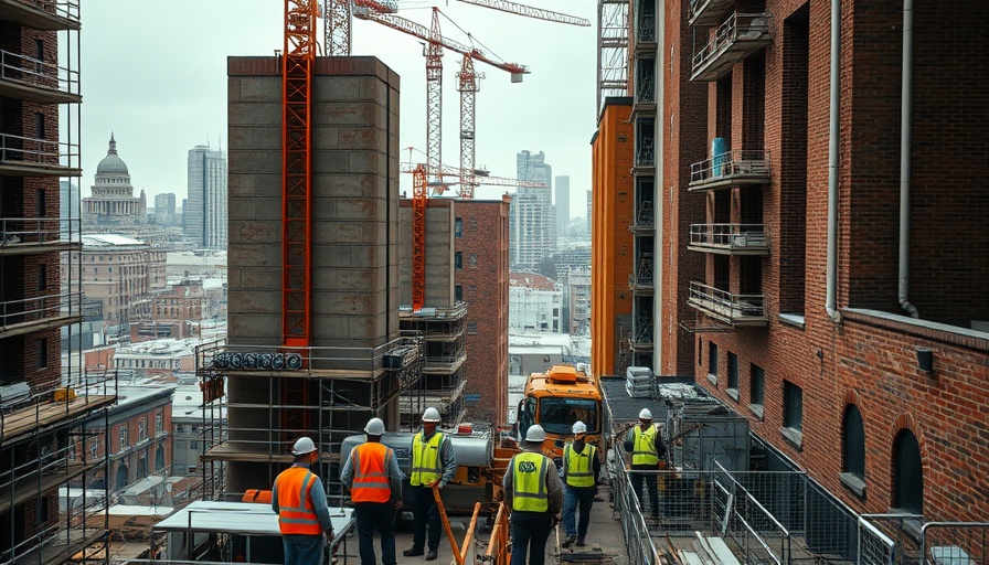 Construction scene showcasing reliable civil contractors in action.