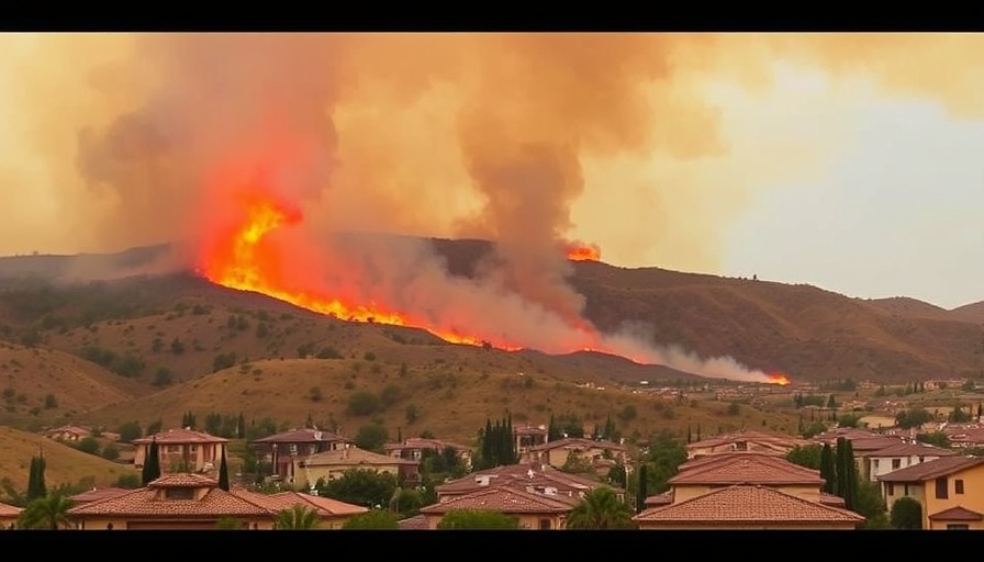 Maria Fire burning in Santa Paula, Ventura County