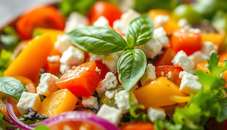 Colorful summer salad with corn and beans, fresh and quick recipe.