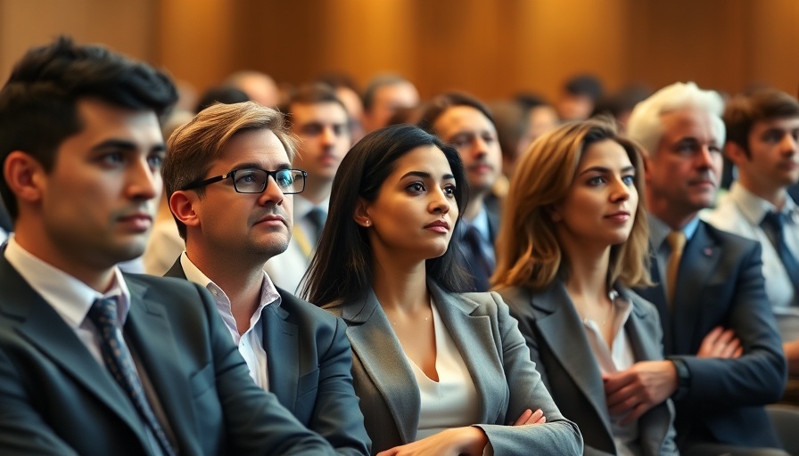 Diverse business professionals at a conference in San Diego