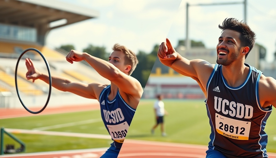 UCSD Athletes of the Week in dynamic action and presentation.