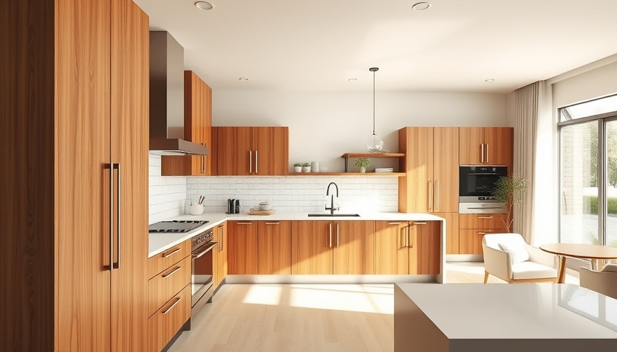 Luxurious modern kitchen with wooden elements and bright atmosphere, highlighting Home Buyers' Top Priority Features 2025.
