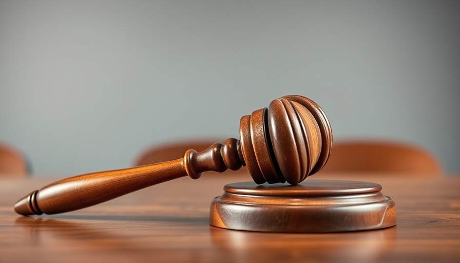 Wooden judge gavel resting, symbolizing justice for skateboarding case.