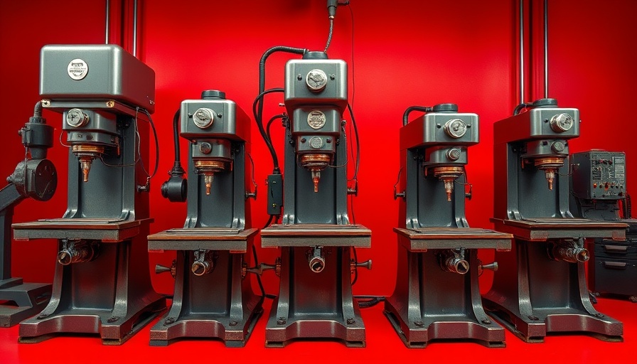 Premium Smith machines for home gym on red background.